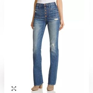 MOTHER The Hustler Patch Pocket Bootcut Jeans